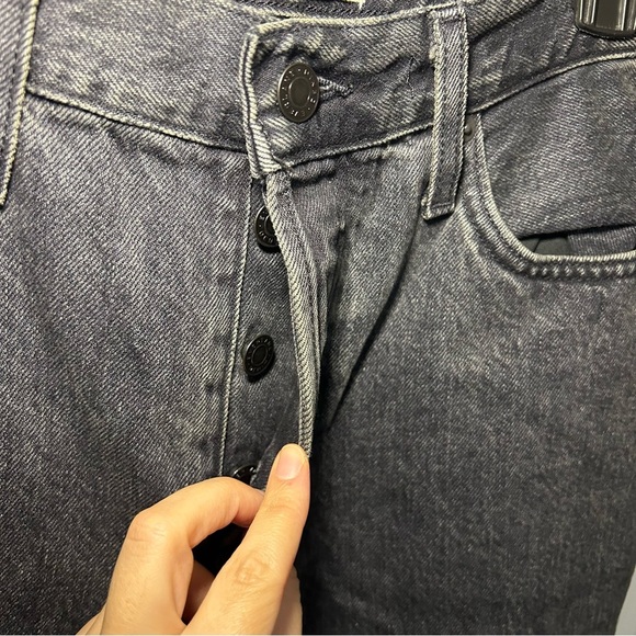 Everlane The 90s Cheeky Black Button Up Jeans Size 28 Regular - Picture 3 of 10